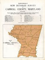 Carroll County Map, Carroll County 1916